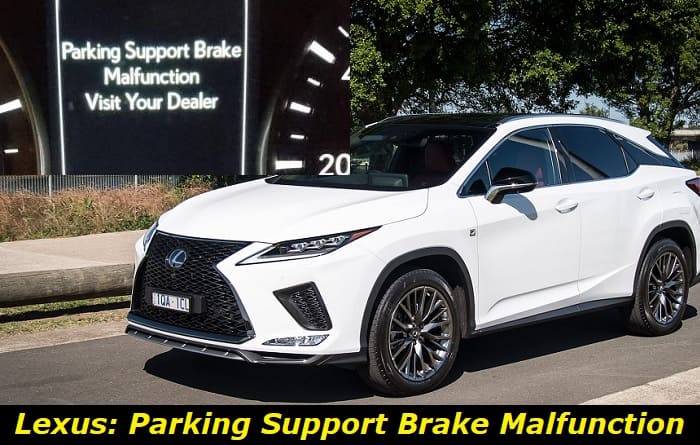 parking support brake malfunction lexus (1)